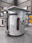 Metallurgy Turnkey 3t Medium Frequency Steel Ingot Furnace Aluminium Shell / Reducer